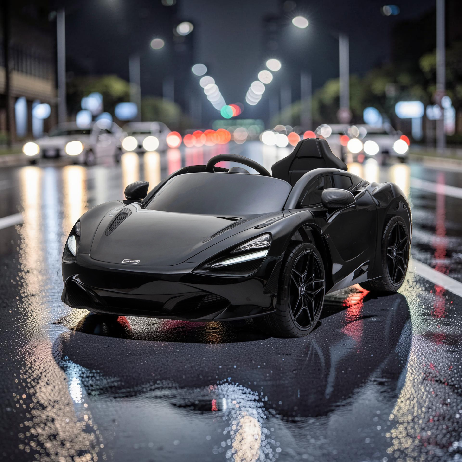 2026 XL McLaren Kids Ride-On Car – 90W Dual Motor, Leather Seat, Butterfly Doors, LED Lights, Bluetooth & Remote Control