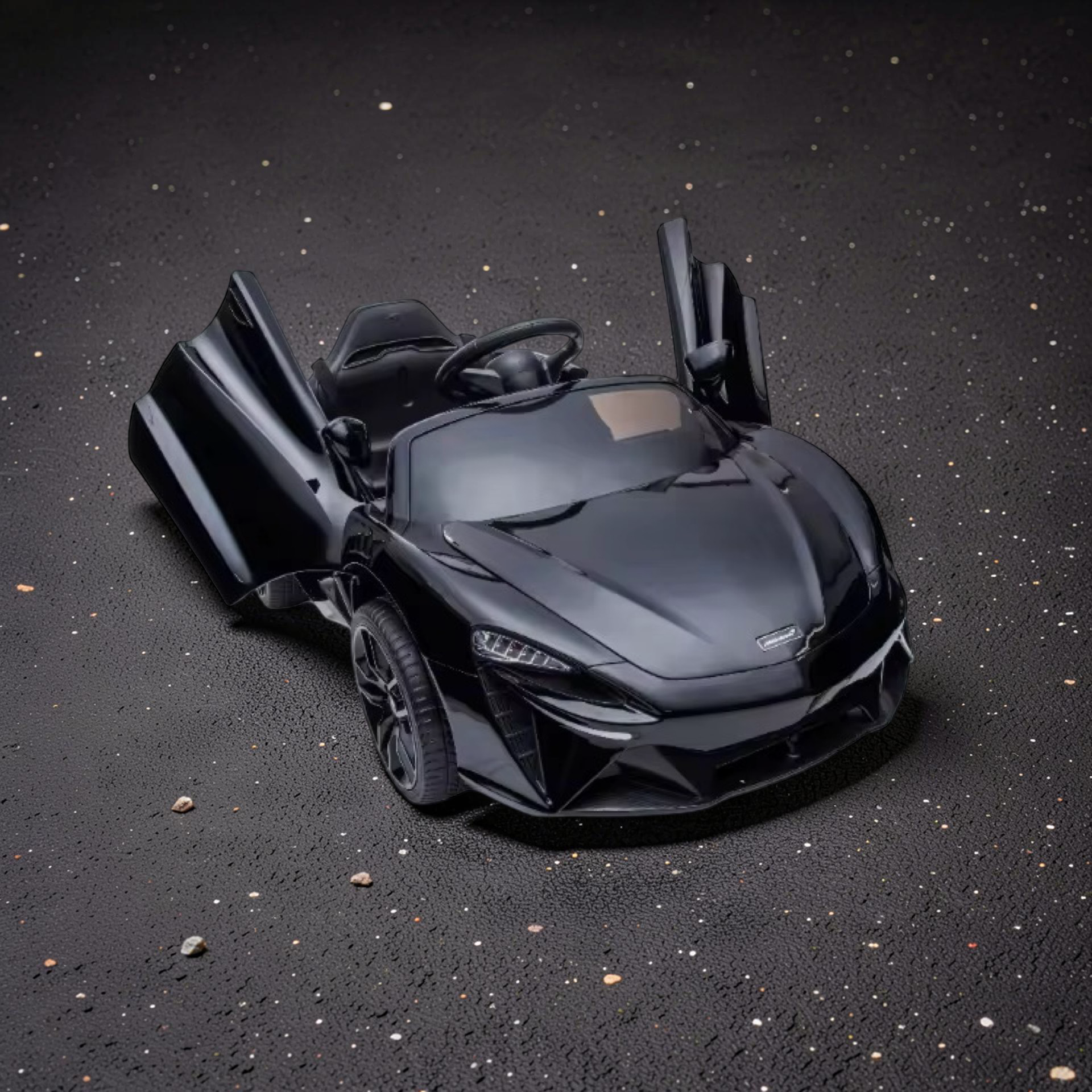 2026 Large McLaren Kids Ride-On Car – 45W Dual Motor, Butterfly Doors, LED Lights, Bluetooth & Remote Control