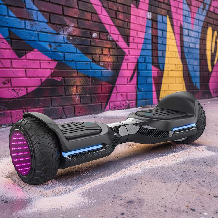 2026 Vegas Hoverboard with Lithium Battery – 300W Motor, LED Lights, Bluetooth Speakers, Metal Frame