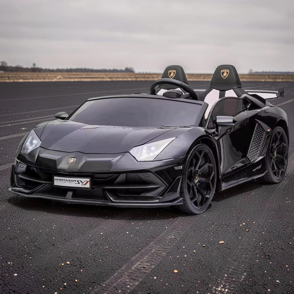 2026 XXL Lamborghini Aventador Kids Ride-On Car – 2 Motors, 2-Seater, Drift Mode, Hydraulic Doors, Remote Control (Ages 3–10)