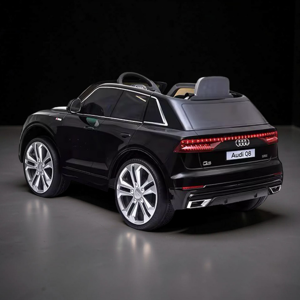 2026 Audi Q8 Kids Ride-On Car – Large (Ages 1–6), 50W Dual Motors, LED Lights, Bluetooth Speakers & Parental Remote Control