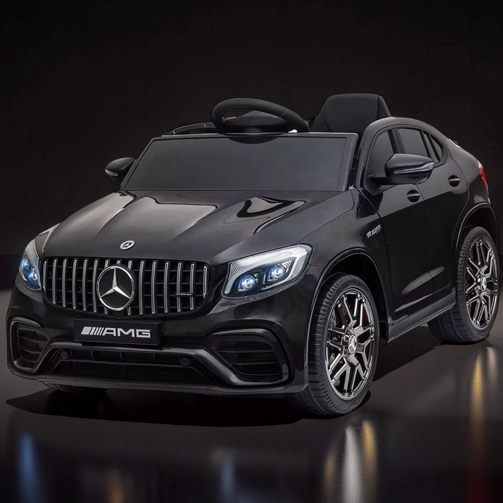 2026 Mercedes-Benz AMG Kids Ride-On Car – Large (Ages 1–6), 50W Dual Motors, LED Lights, Bluetooth Speakers & Parental Remote Control