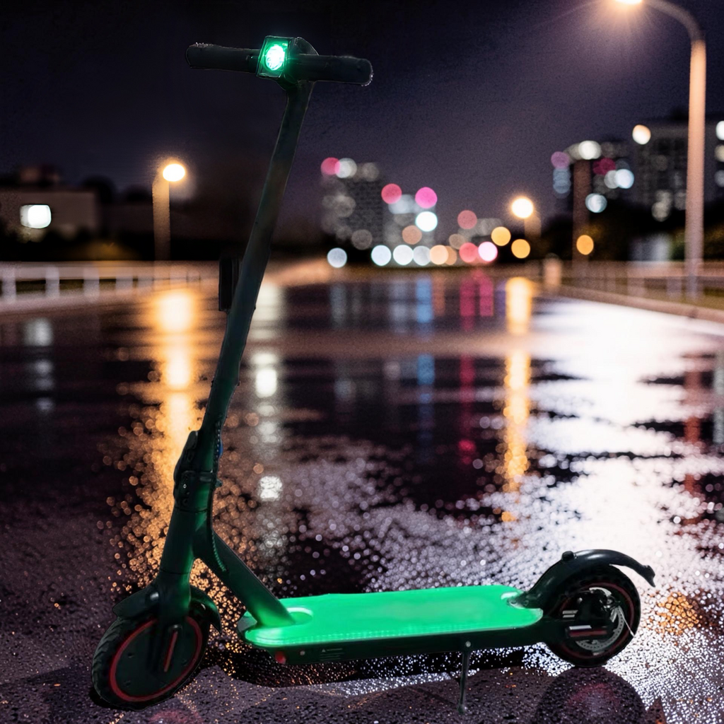 2026 Vegas Electric Scooter – 200W Brushless Motor, Lithium Battery, Disc Brake, LED Lights, Foldable (Ages 6+)