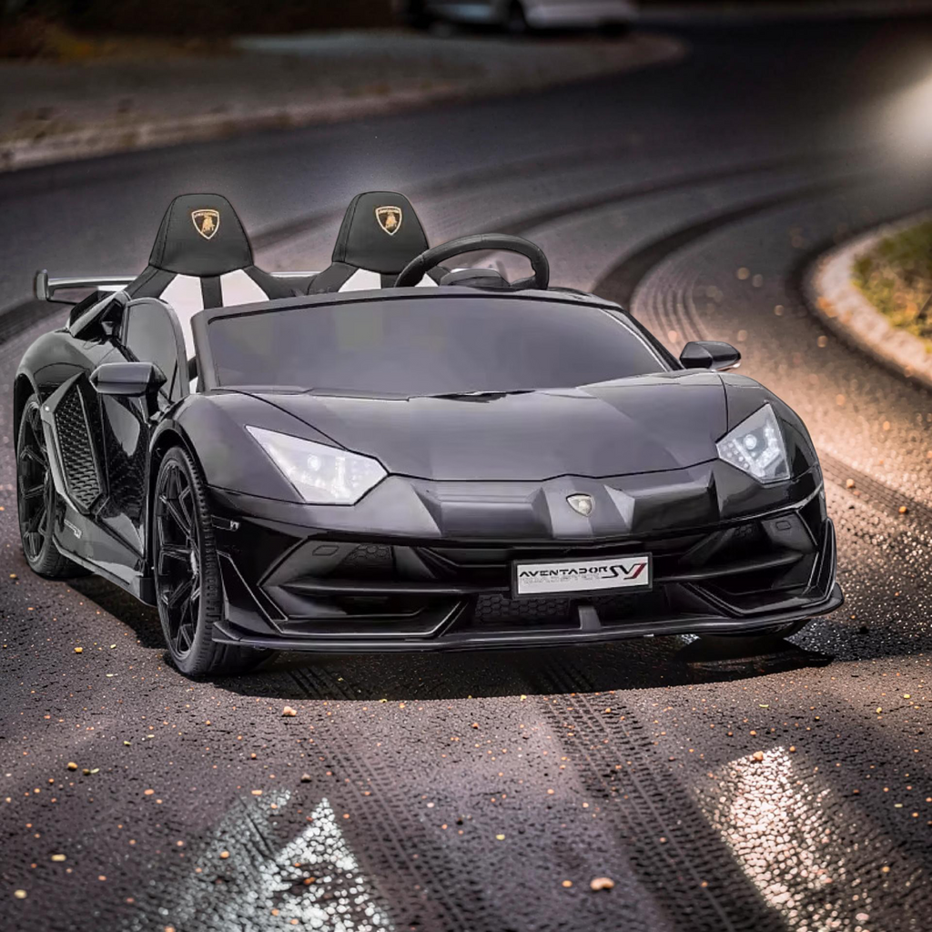 2026 XXL Lamborghini Aventador Kids Ride-On Car – 2 Motors, 2-Seater, Drift Mode, Hydraulic Doors, Remote Control (Ages 3–10)