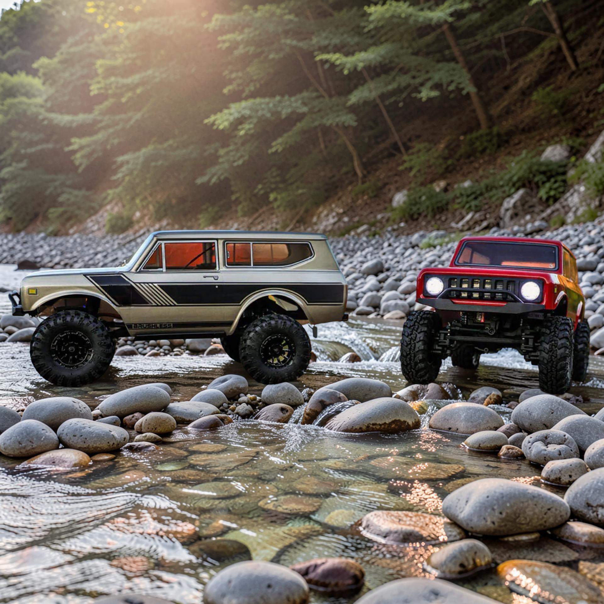 1/18 Scale Brushless Electric Rock Crawler RTR with 2.4GHz Radio, Battery & Charger Included