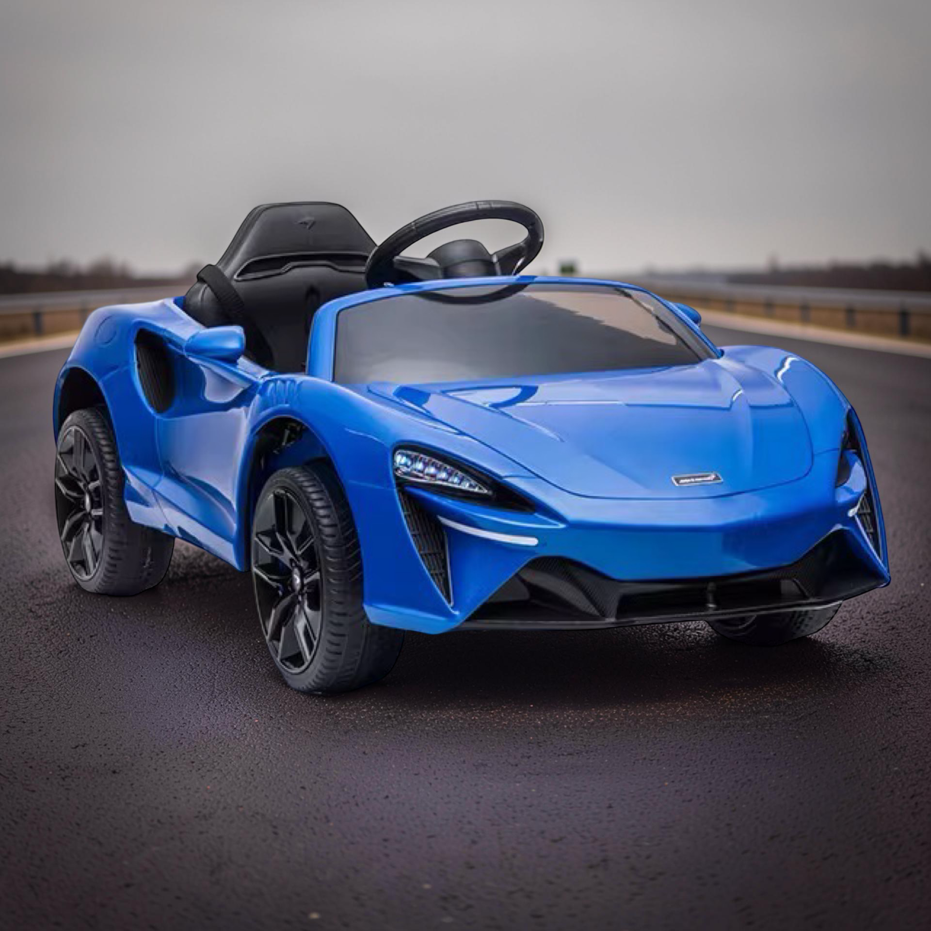 2026 Large McLaren Kids Ride-On Car – 45W Dual Motor, Butterfly Doors, LED Lights, Bluetooth & Remote Control