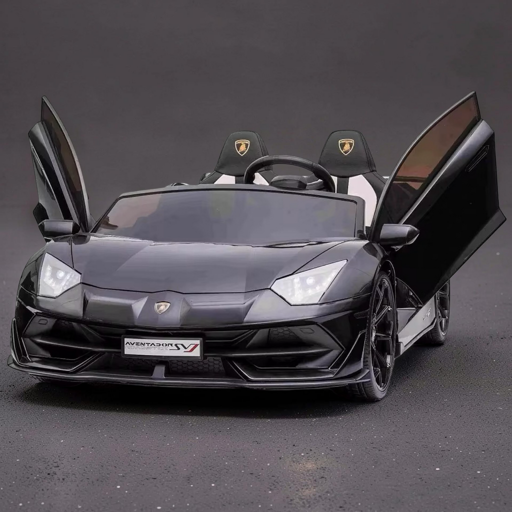 2026 XXL Lamborghini Aventador Kids Ride-On Car – 2 Motors, 2-Seater, Drift Mode, Hydraulic Doors, Remote Control (Ages 3–10)