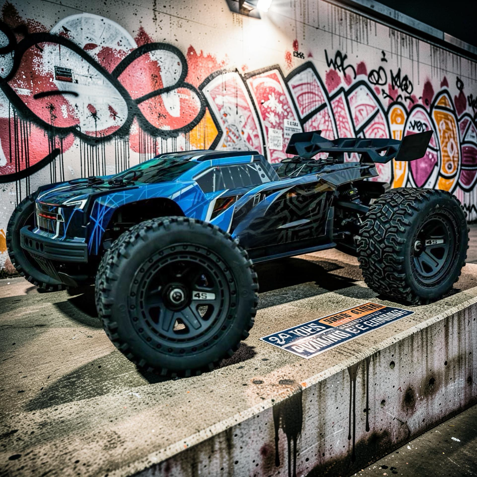 1/10 Scale Brushless Electric Truggy RTR with 2.4GHz Radio, Battery & Charger Included