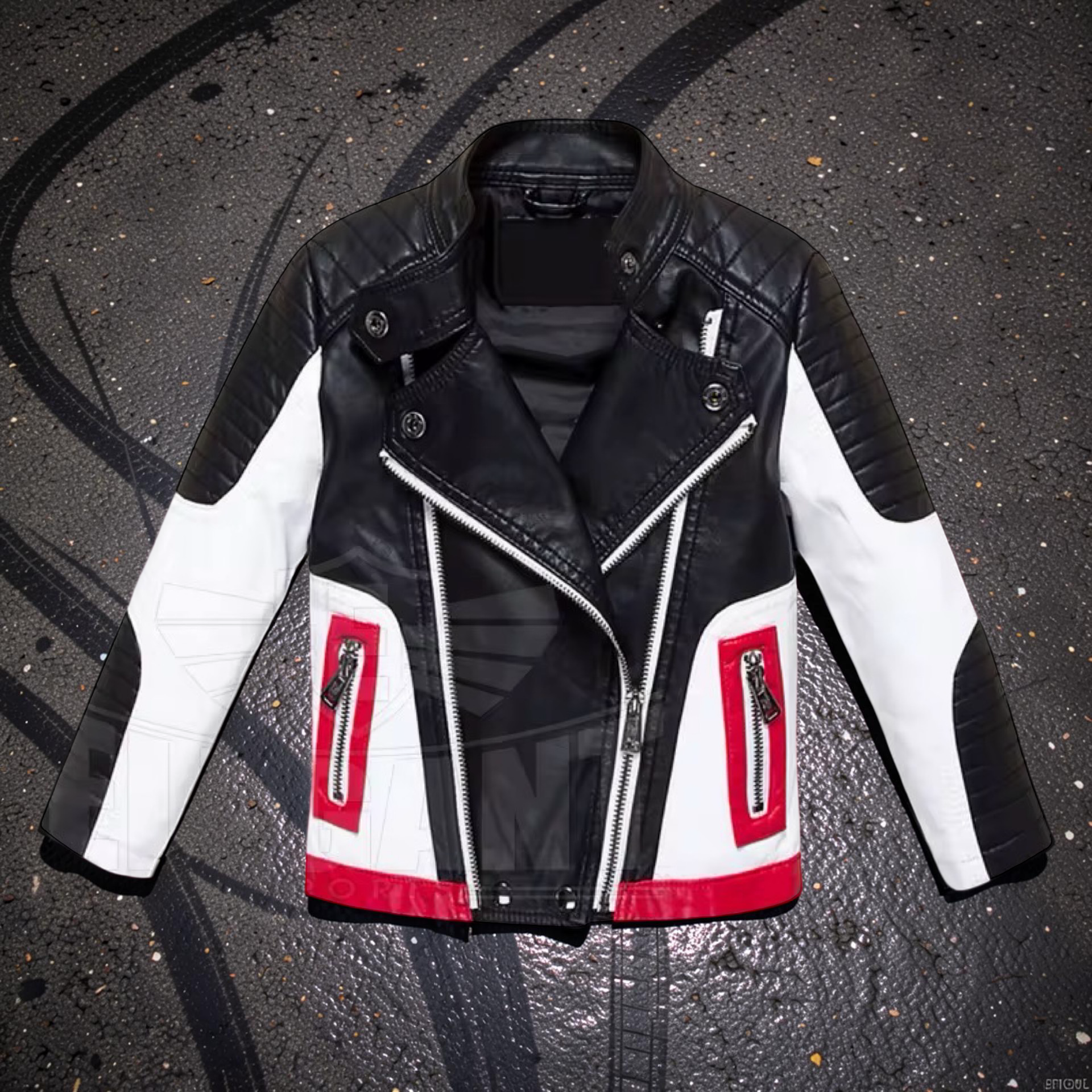 Kids Sport Motorcycle Leather Jacket – Racing Style Biker Jacket for Boys & Girls