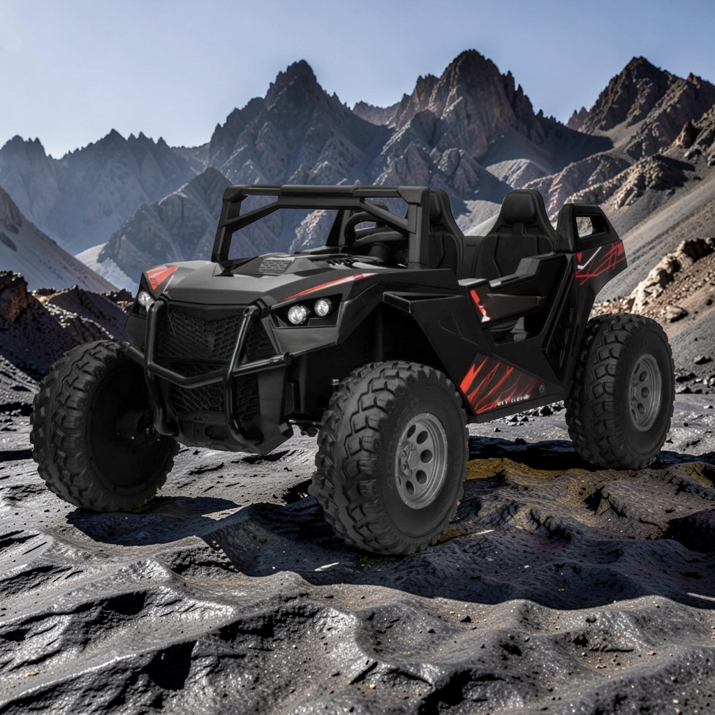 2026 XXL 2-Seater Dune Buggy FX Ride-On – 180W 4 Motors, Rubber Off-Road Tires, Touchscreen LCD, Bluetooth, Remote Control