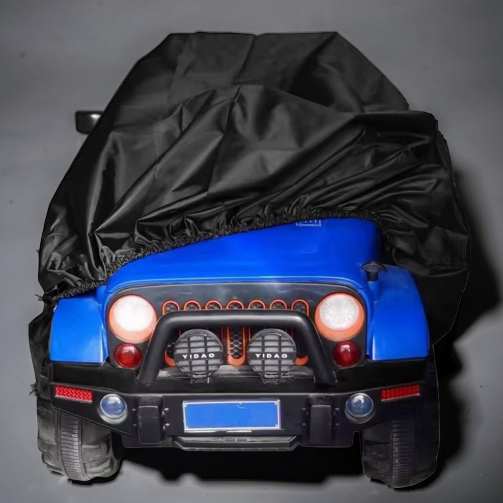 Kids Ride-On Car Cover – 100% Waterproof Protection, Dustproof & Washable with Secure Elastic Fit