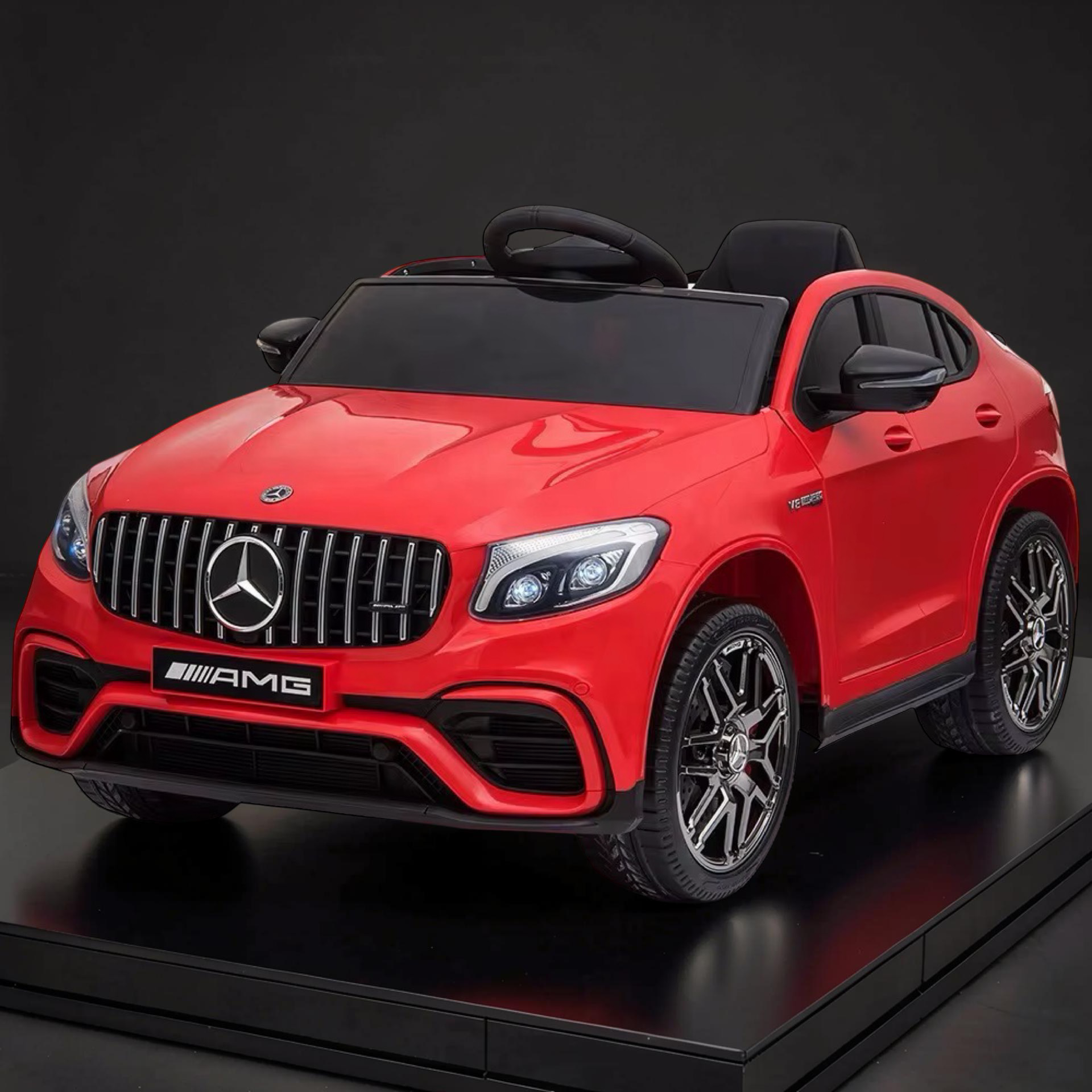 2026 Mercedes-Benz AMG Kids Ride-On Car – Large (Ages 1–6), 50W Dual Motors, LED Lights, Bluetooth Speakers & Parental Remote Control