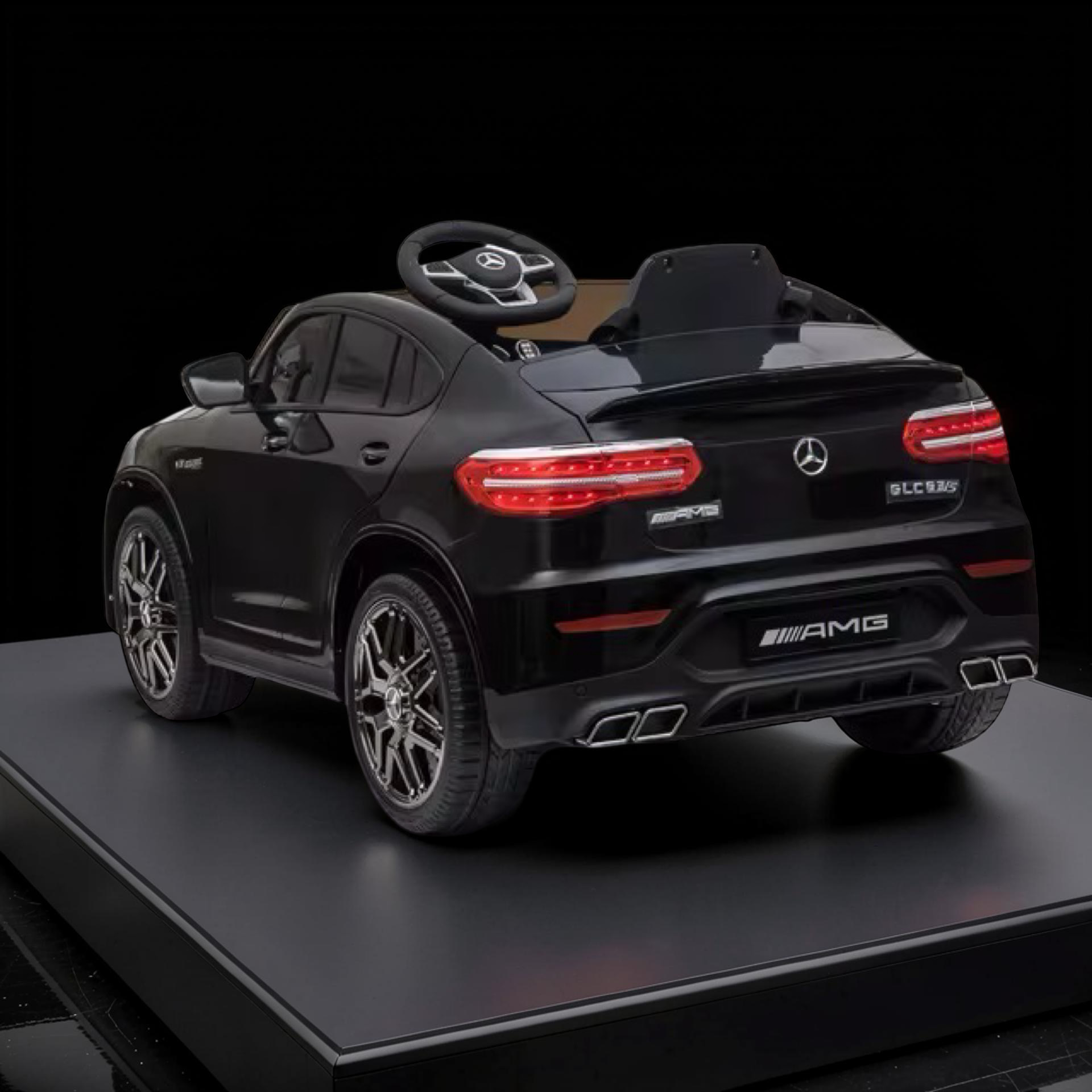 2026 Mercedes-Benz AMG Kids Ride-On Car – Large (Ages 1–6), 50W Dual Motors, LED Lights, Bluetooth Speakers & Parental Remote Control