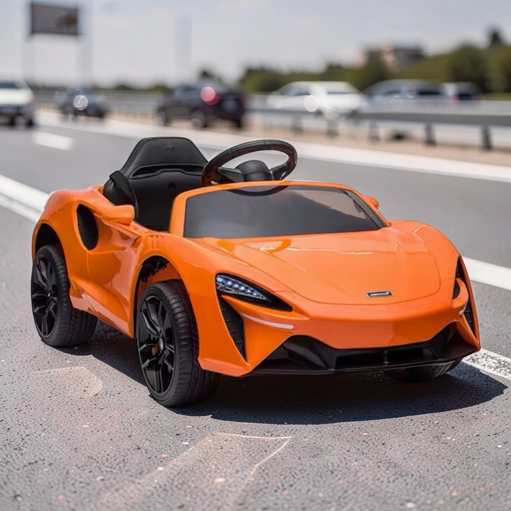 2026 Large McLaren Kids Ride-On Car – 45W Dual Motor, Butterfly Doors, LED Lights, Bluetooth & Remote Control