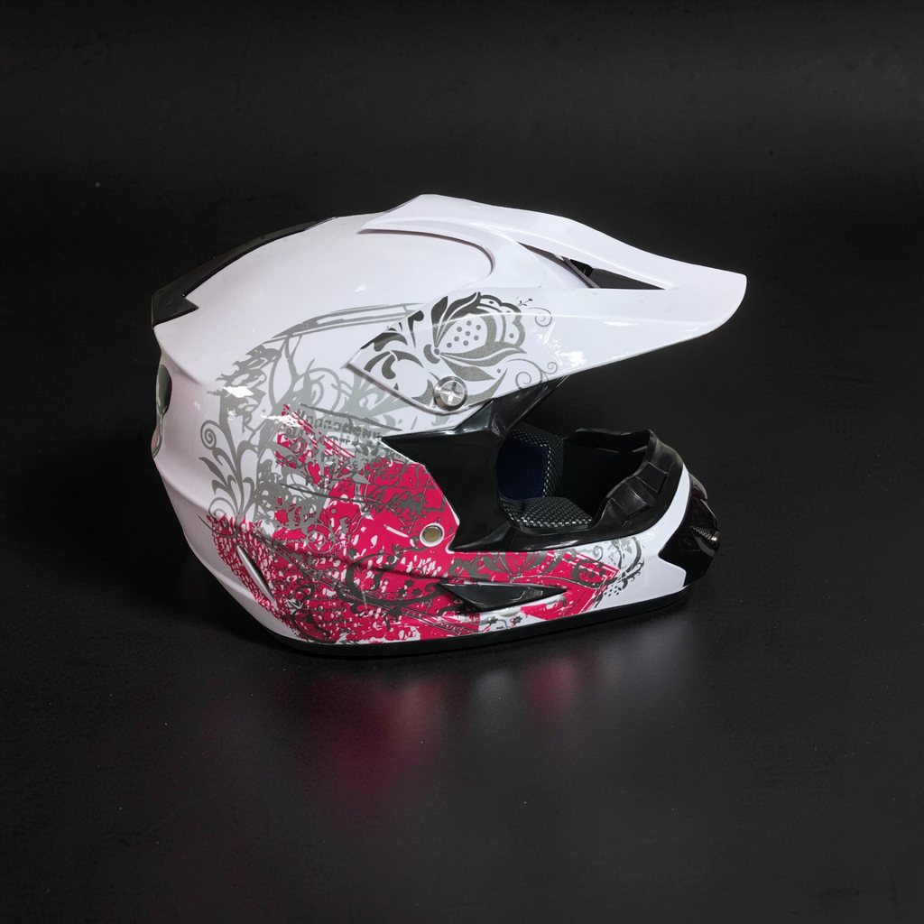 Pro Youth Motocross Helmet with Visor – DOT Approved Lightweight Dirt Bike Helmet with Ultra-Soft Padding
