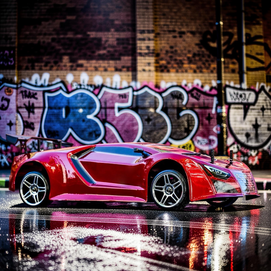 1/10 Scale Brushed Electric Drift Car RTR with 2.4GHz Radio, Battery & Charger Included