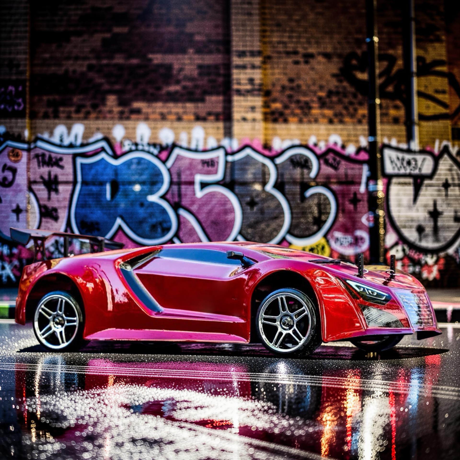 1/10 Scale Brushed Electric Drift Car RTR with 2.4GHz Radio, Battery & Charger Included
