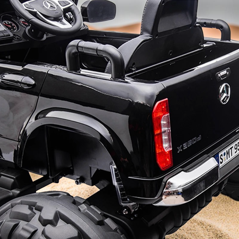 2026 Mercedes-Benz X350 4MATIC Lifted Kids Ride-On Truck – XXL 2-Seater (Ages 3–8), 180W 4 Motors, Leather Seat, Off-Road Rubber Tires, Touchscreen LCD, LED Lights, Bluetooth & Parental Remote Control