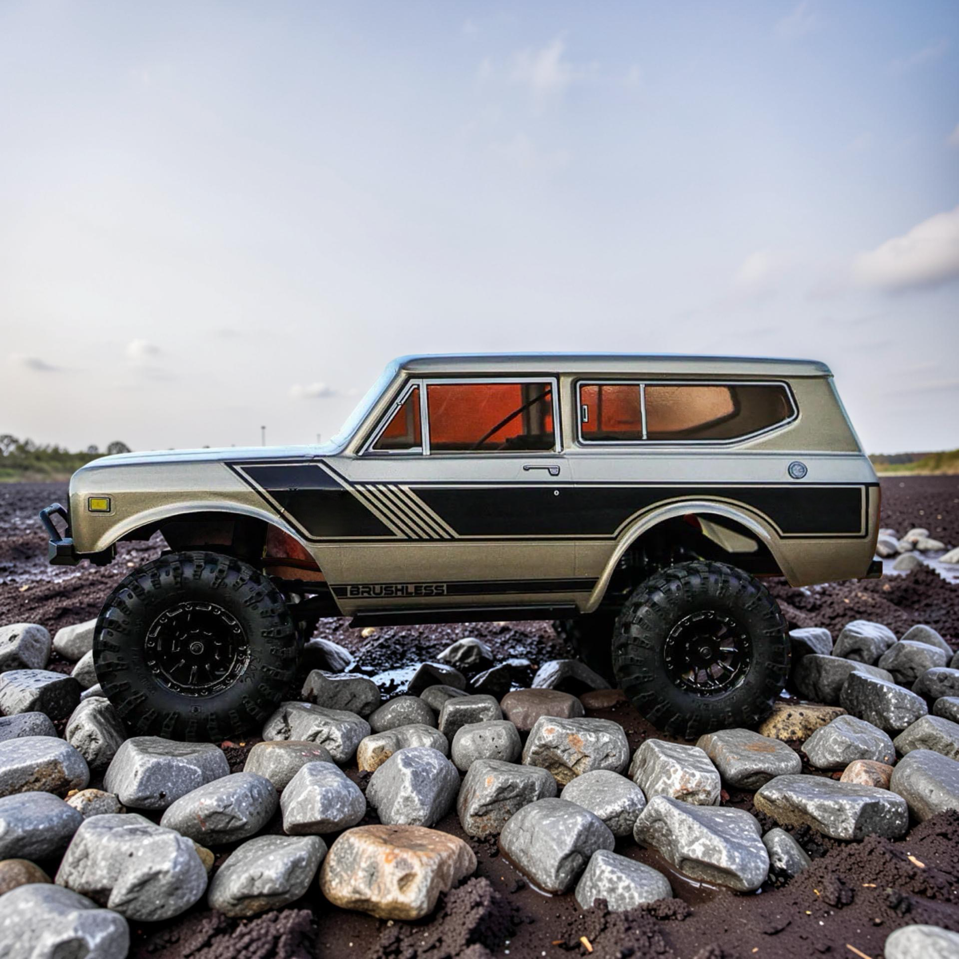 1/18 Scale Brushless Electric Rock Crawler RTR with 2.4GHz Radio, Battery & Charger Included