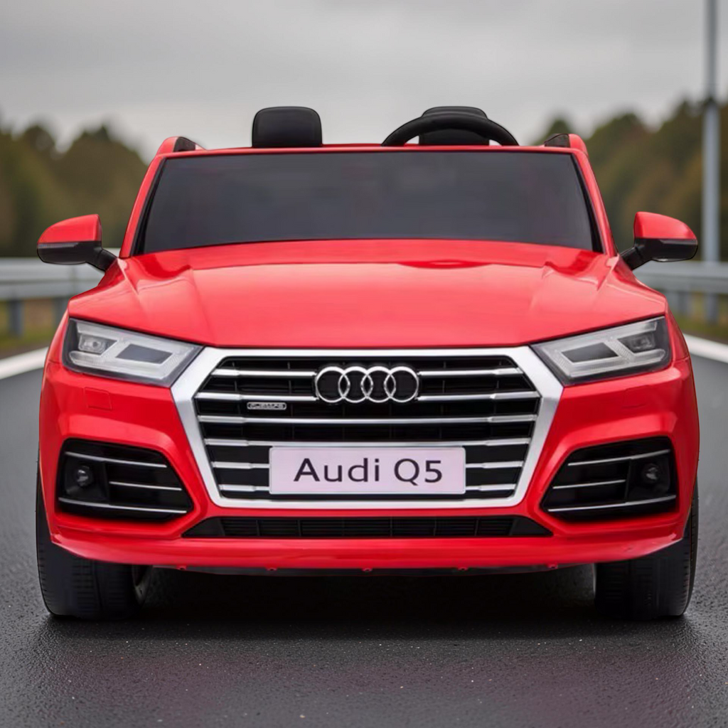 2026 XXL Audi Q5 Kids 2-Seater Ride-On SUV – 180W Dual Motors, Leather Seats, Off-Road Rubber Tires, Touchscreen LCD, LED Lights, Bluetooth, Remote Control (Ages 3–8)