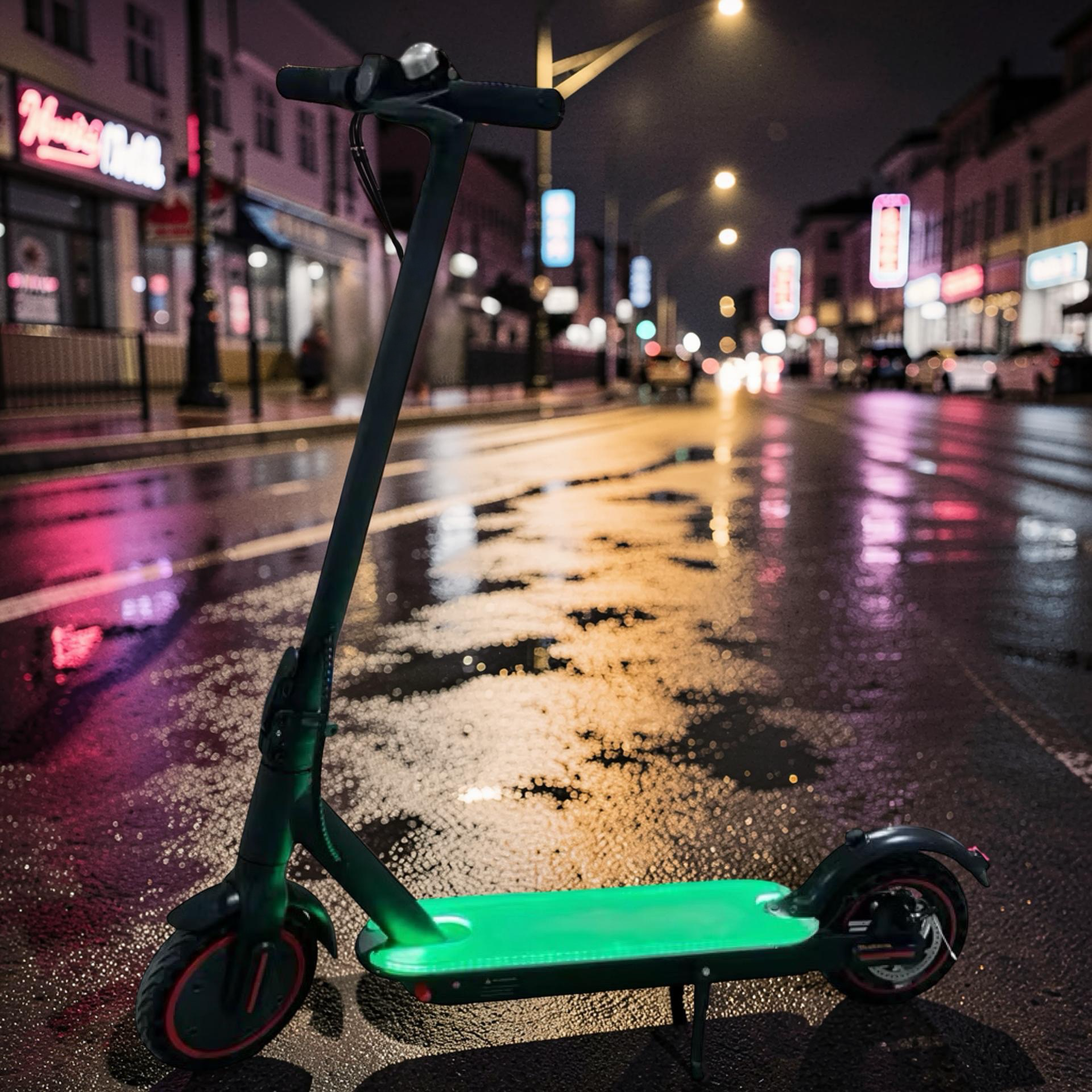 2026 Vegas Electric Scooter – 200W Brushless Motor, Lithium Battery, Disc Brake, LED Lights, Foldable (Ages 6+)