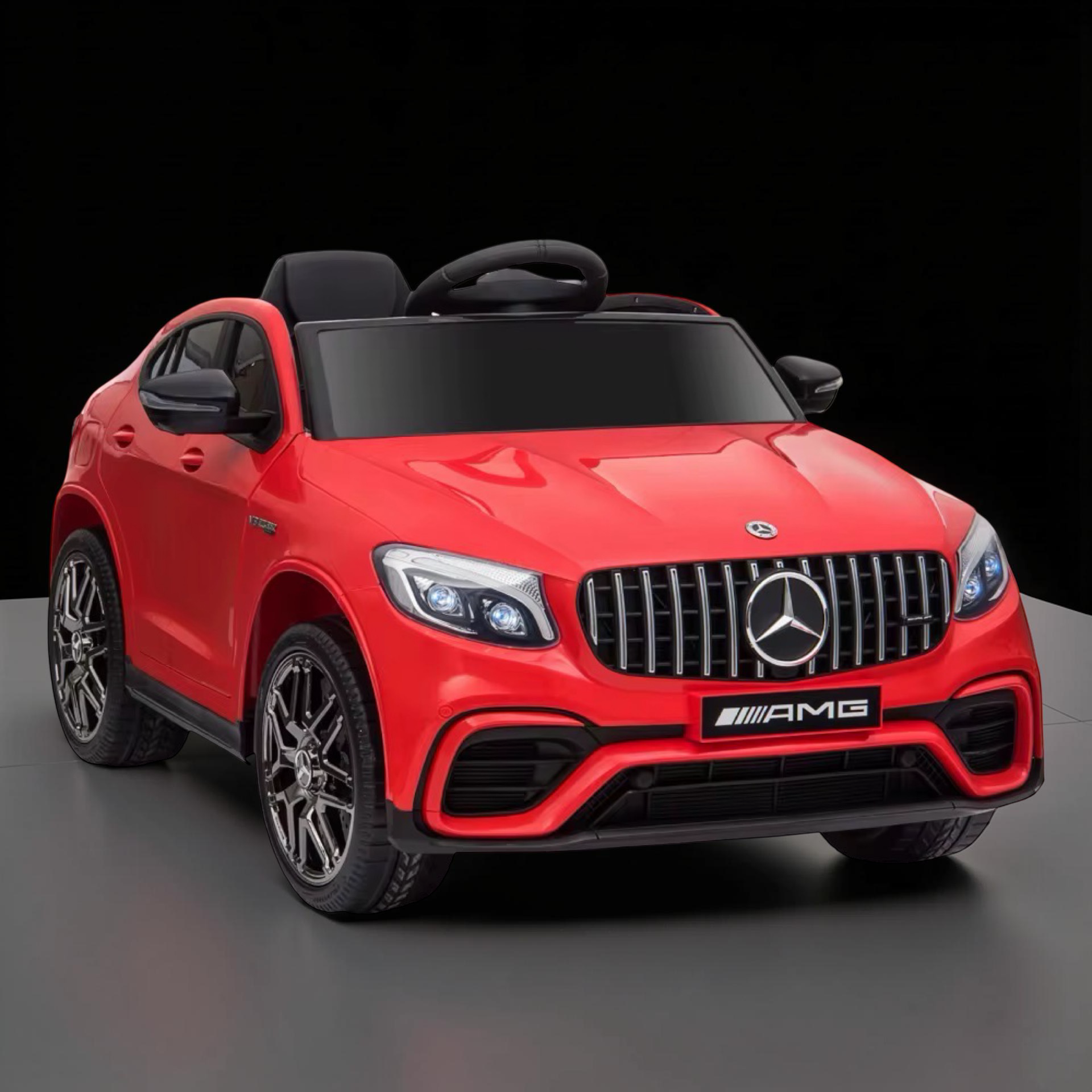 2026 Mercedes-Benz AMG Kids Ride-On Car – Large (Ages 1–6), 50W Dual Motors, LED Lights, Bluetooth Speakers & Parental Remote Control
