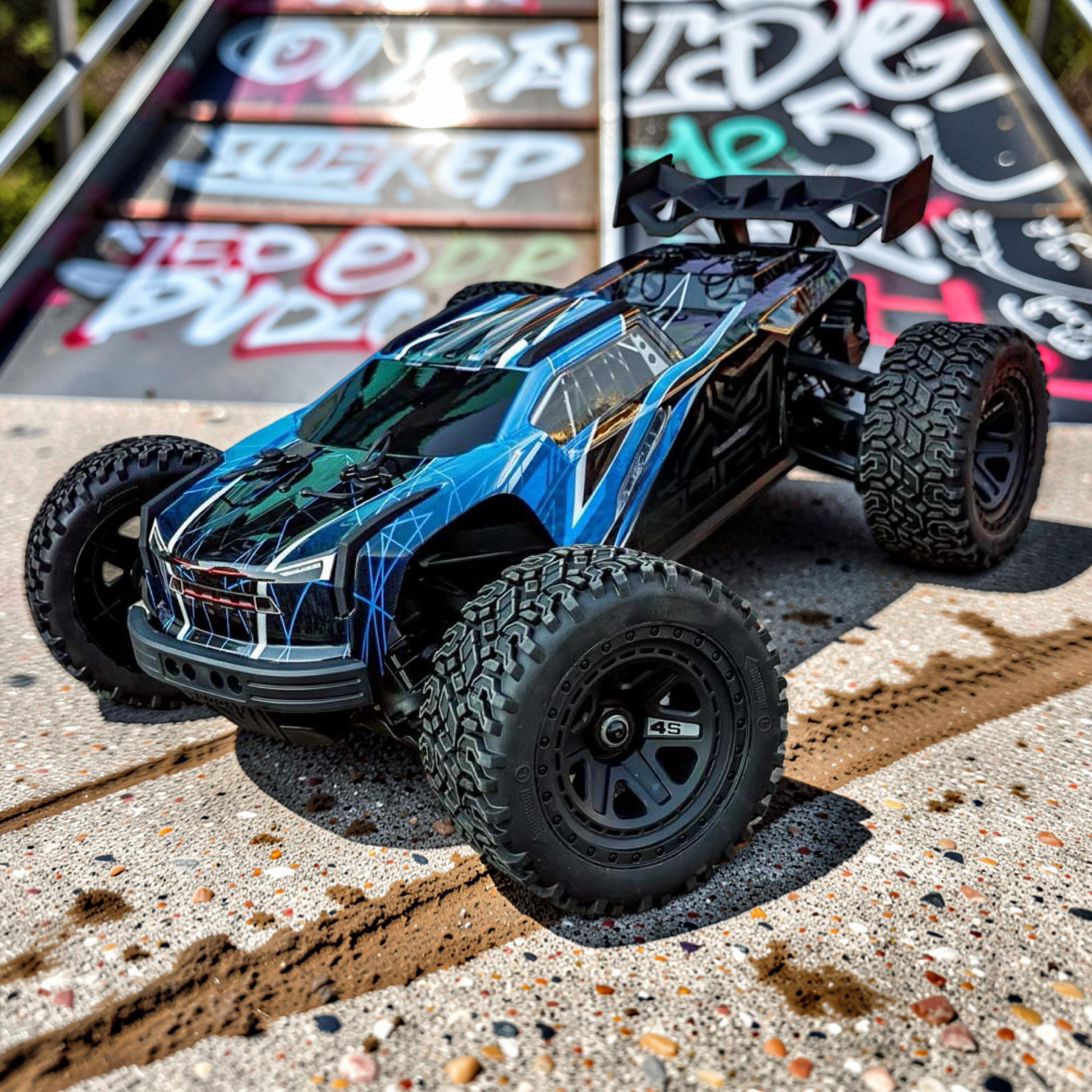 1/10 Scale Brushless Electric Truggy RTR with 2.4GHz Radio, Battery & Charger Included