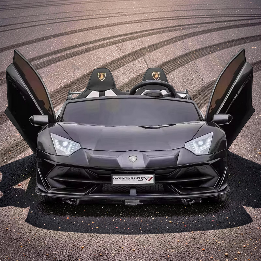2026 XXL Lamborghini Aventador Kids Ride-On Car – 2 Motors, 2-Seater, Drift Mode, Hydraulic Doors, Remote Control (Ages 3–10)