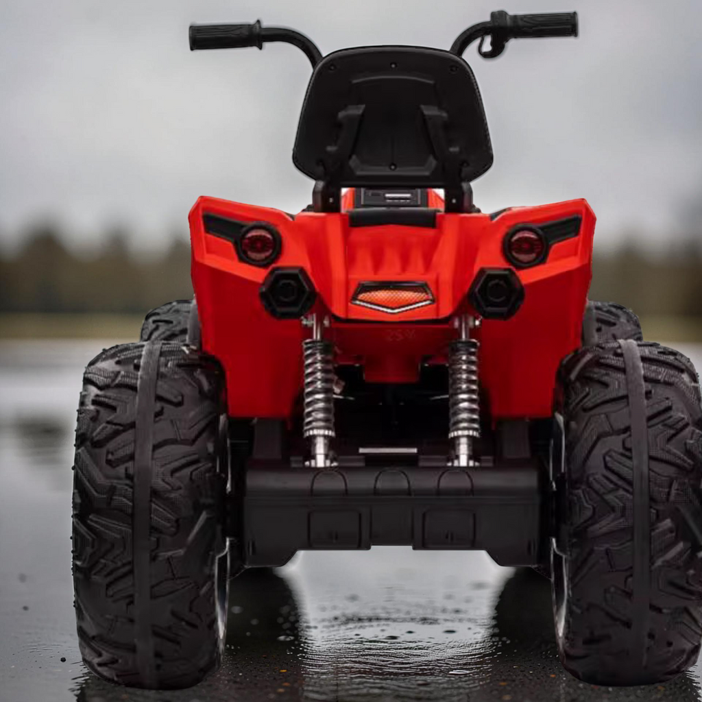 2026 XXL Electronix Kids 4x4 ATV Ride-On – 180W Quad Motors, Off-Road Rubber Tires, Leather Seat, LED Lights (Ages 3–10)