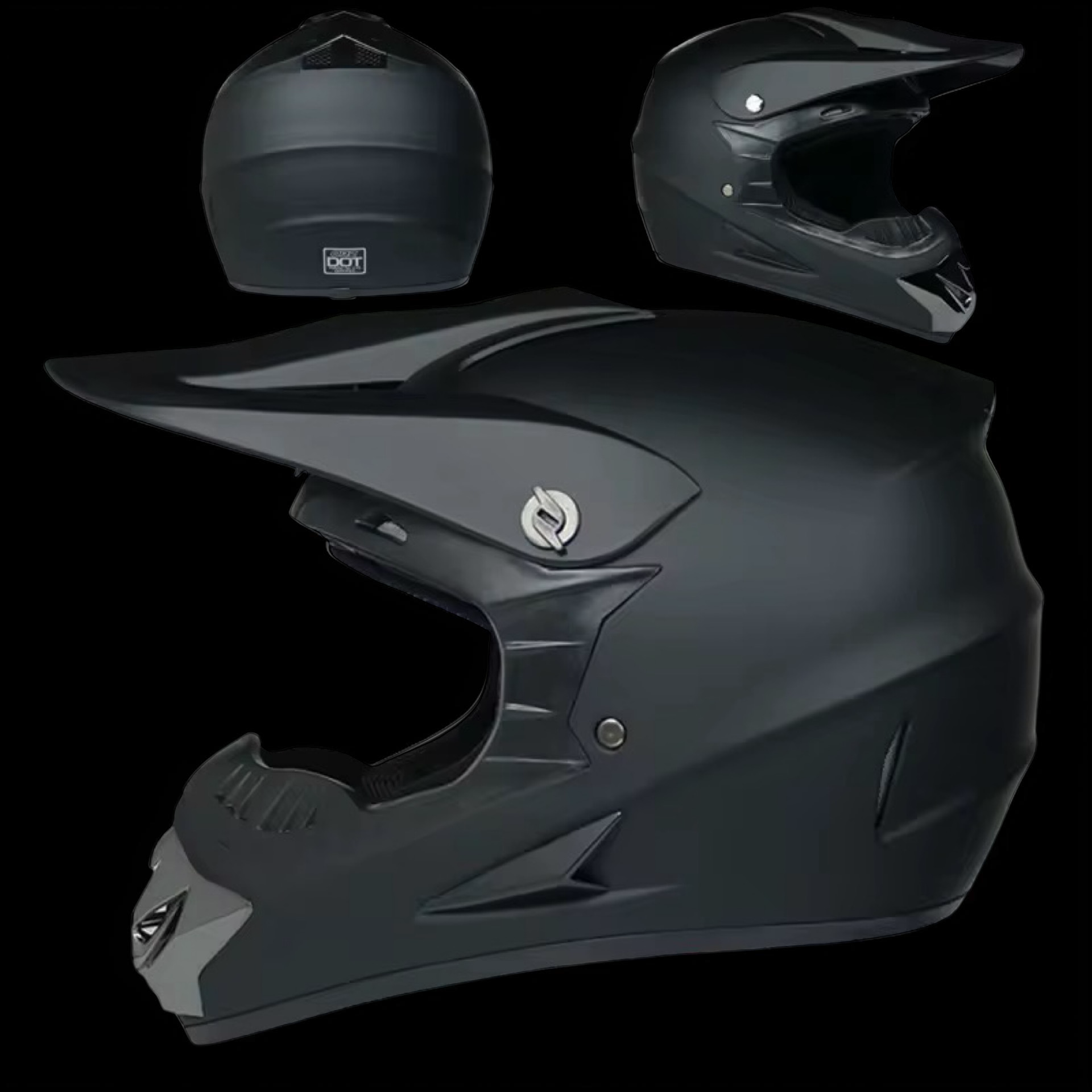 Pro Youth Motocross Helmet with Visor – DOT Approved Lightweight Dirt Bike Helmet with Ultra-Soft Padding