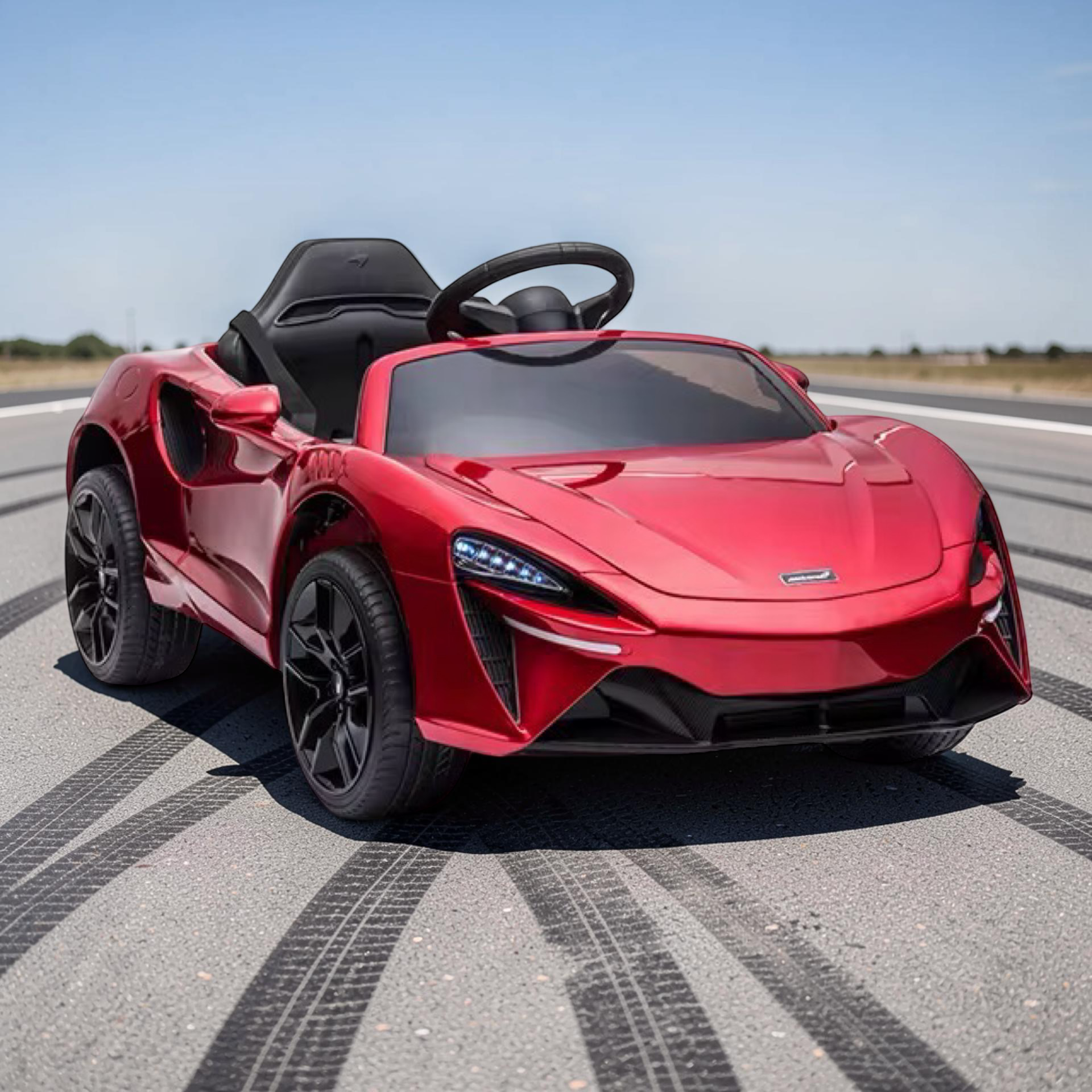 2026 Large McLaren Kids Ride-On Car – 45W Dual Motor, Butterfly Doors, LED Lights, Bluetooth & Remote Control