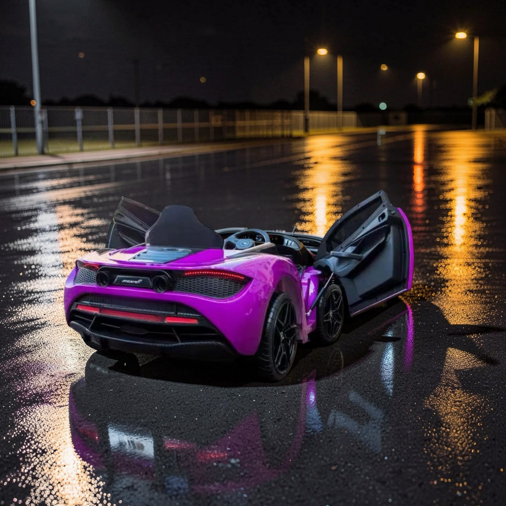 2026 XL McLaren Kids Ride-On Car – 90W Dual Motor, Leather Seat, Butterfly Doors, LED Lights, Bluetooth & Remote Control