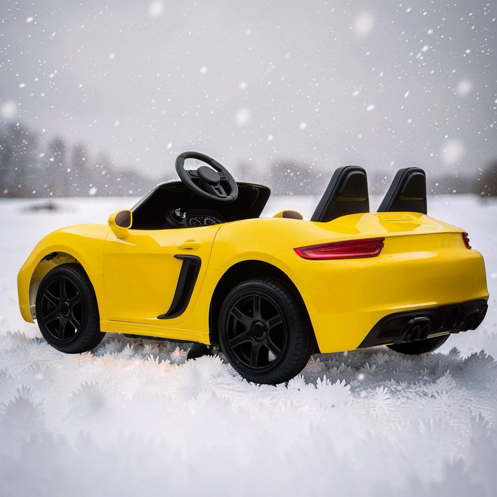 2026 XXXL 2-Seater Kids Ride-On by Porsche – 300W Brushless Motor, Leather Seats, Air Tires, Hydraulic Doors, LED Lights, Touchscreen LCD & Bluetooth