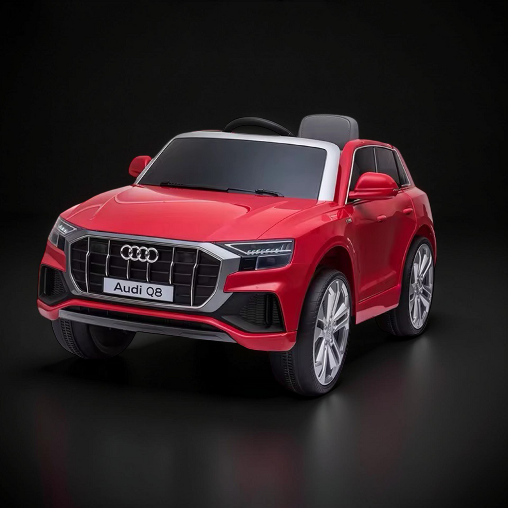 2026 Audi Q8 Kids Ride-On Car – Large (Ages 1–6), 50W Dual Motors, LED Lights, Bluetooth Speakers & Parental Remote Control