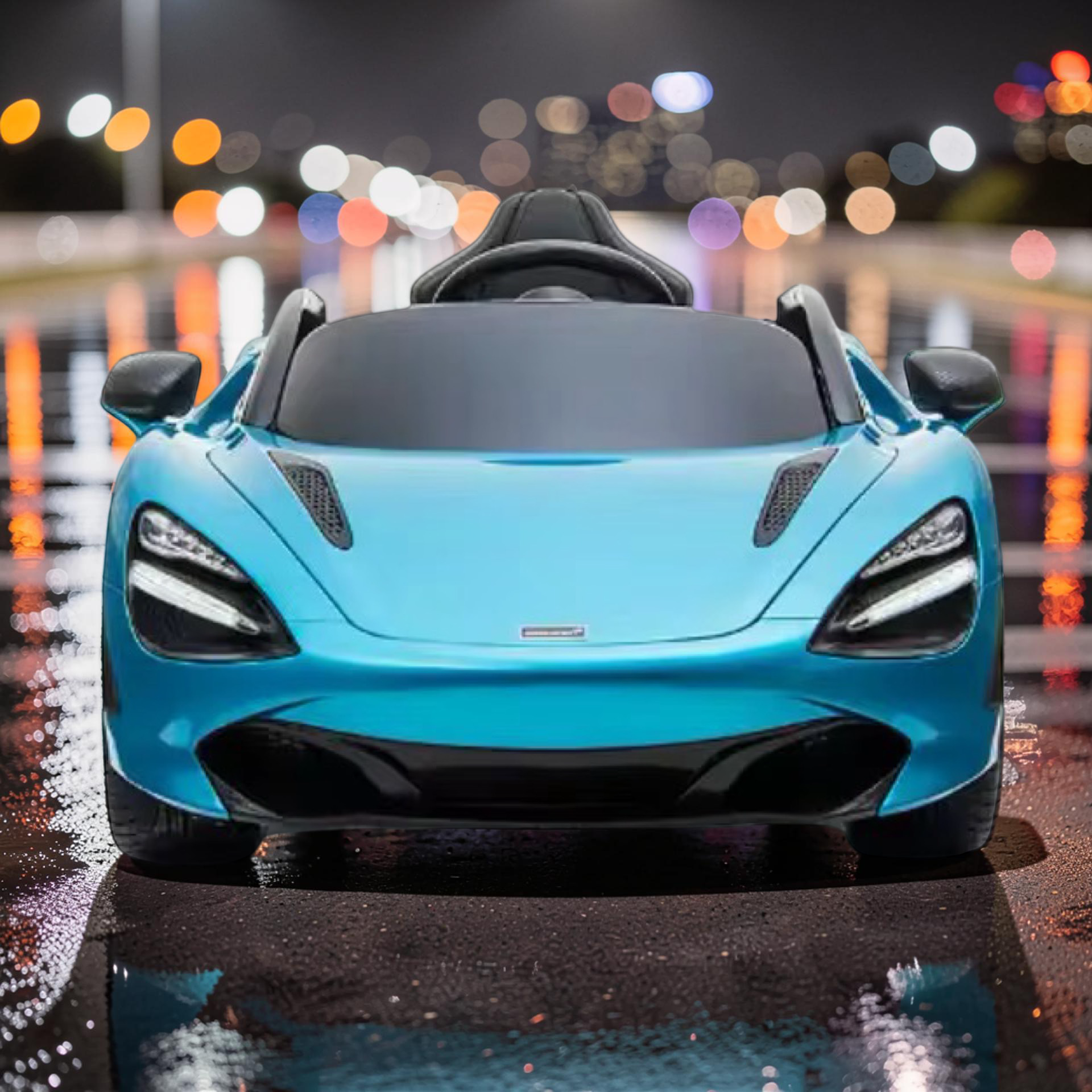 2026 XL McLaren Kids Ride-On Car – 90W Dual Motor, Leather Seat, Butterfly Doors, LED Lights, Bluetooth & Remote Control