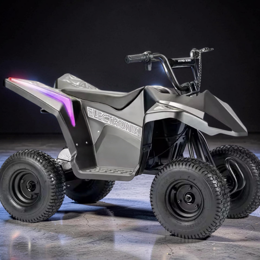 2026 XXXL Kids Electric ATV-X – Premium Performance (Ages 6–14), 600W Brushless Motor, Lithium Battery, Metal Frame, Tubeless Off-Road Air Tires, Hand Disk Brake, LED Lights, Bluetooth Speakers & App Control