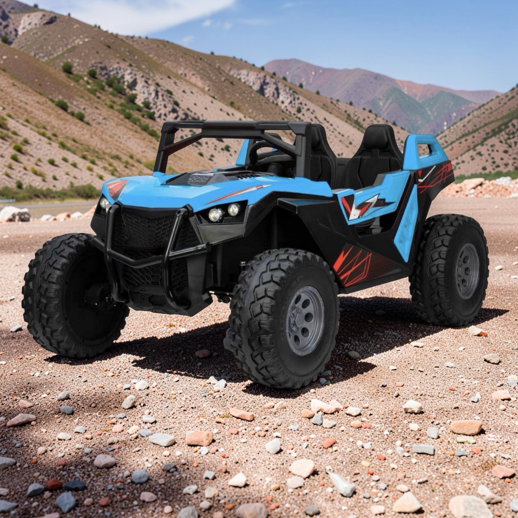 2026 XXL 2-Seater Dune Buggy FX Ride-On – 180W 4 Motors, Rubber Off-Road Tires, Touchscreen LCD, Bluetooth, Remote Control