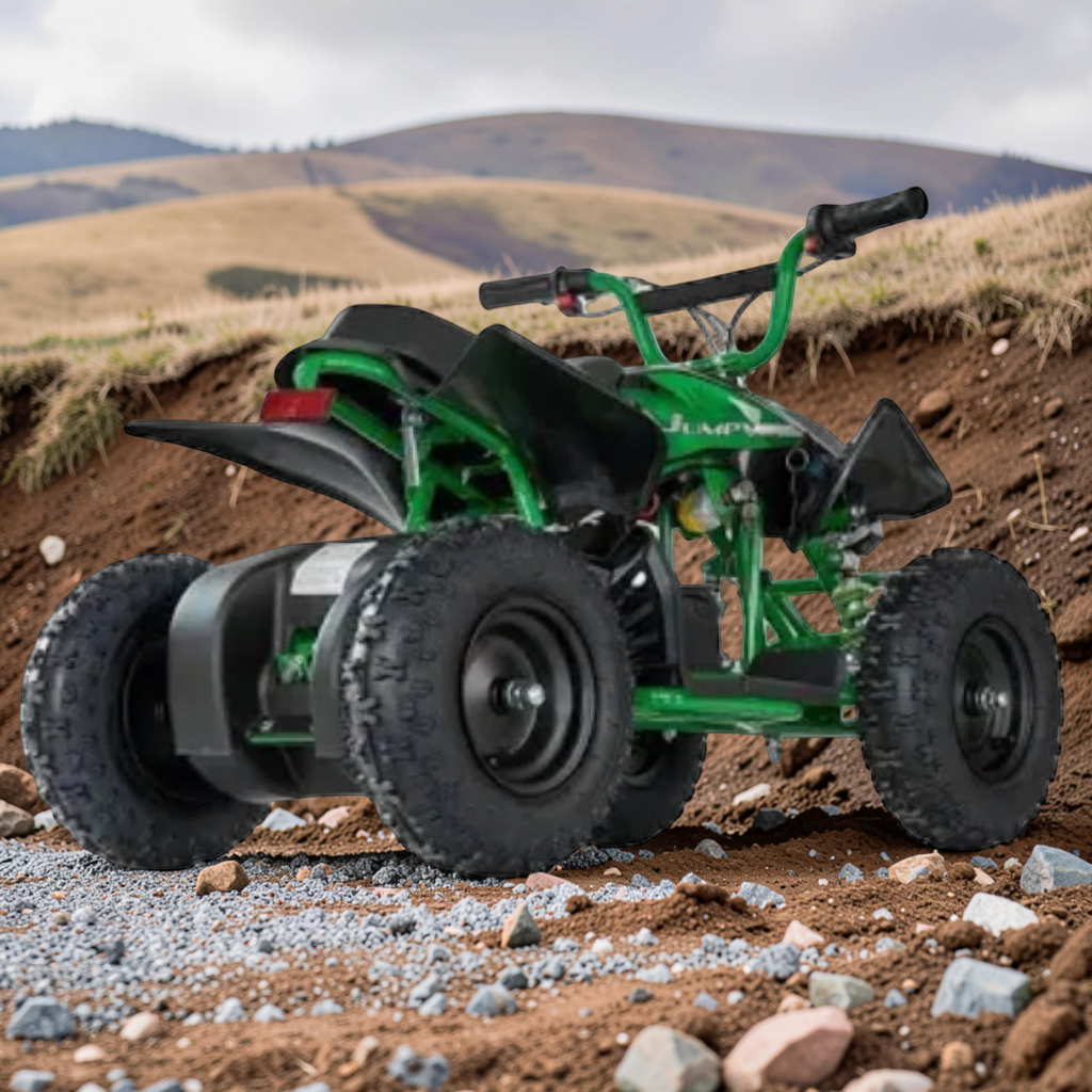 2026 XXL Electronix Kids Electric ATV – 300W Motor, Metal Frame, Tubeless Air Tires, Disc Hand Brake, LED Lights, Speed Governor (Ages 3–10)