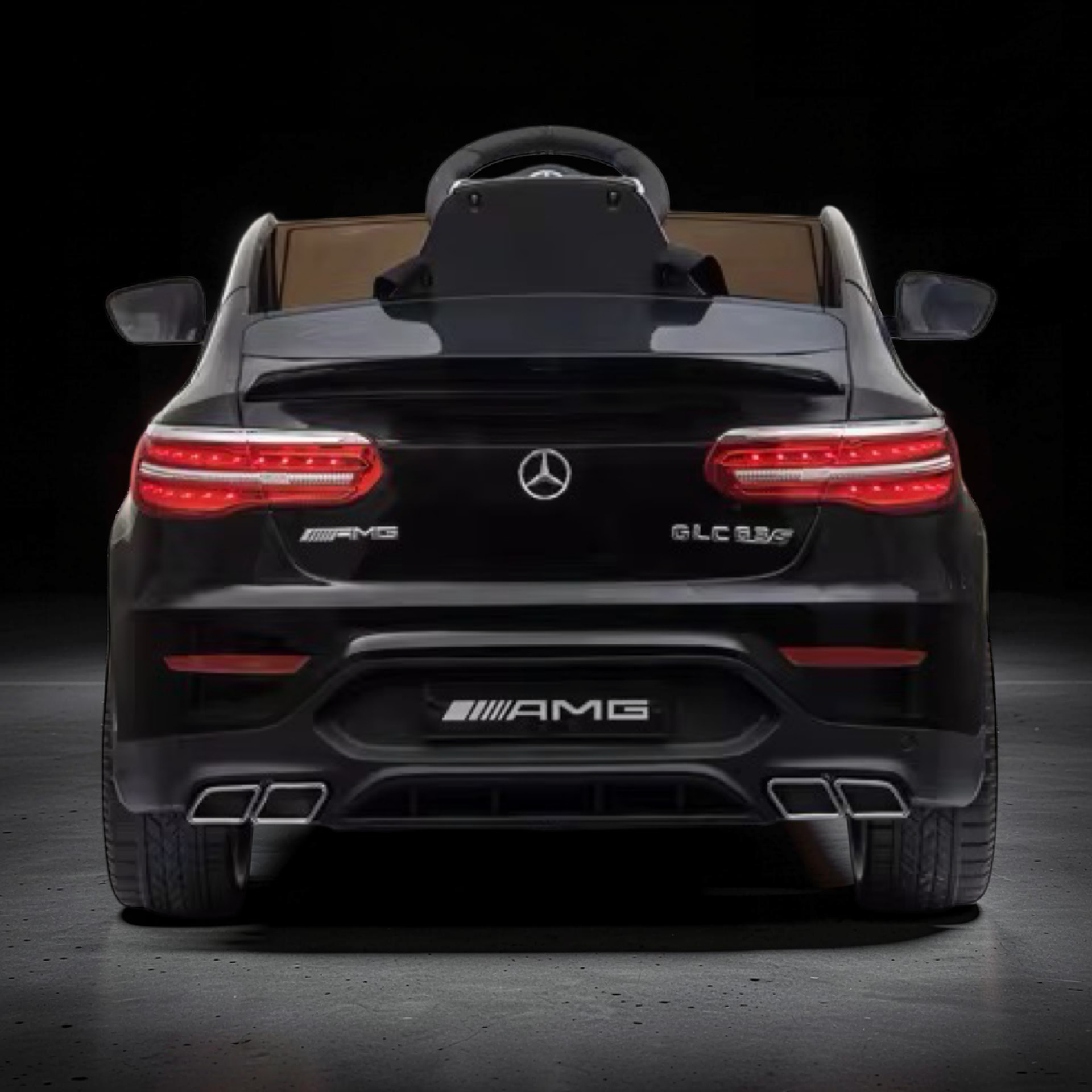 2026 Mercedes-Benz AMG Kids Ride-On Car – Large (Ages 1–6), 50W Dual Motors, LED Lights, Bluetooth Speakers & Parental Remote Control