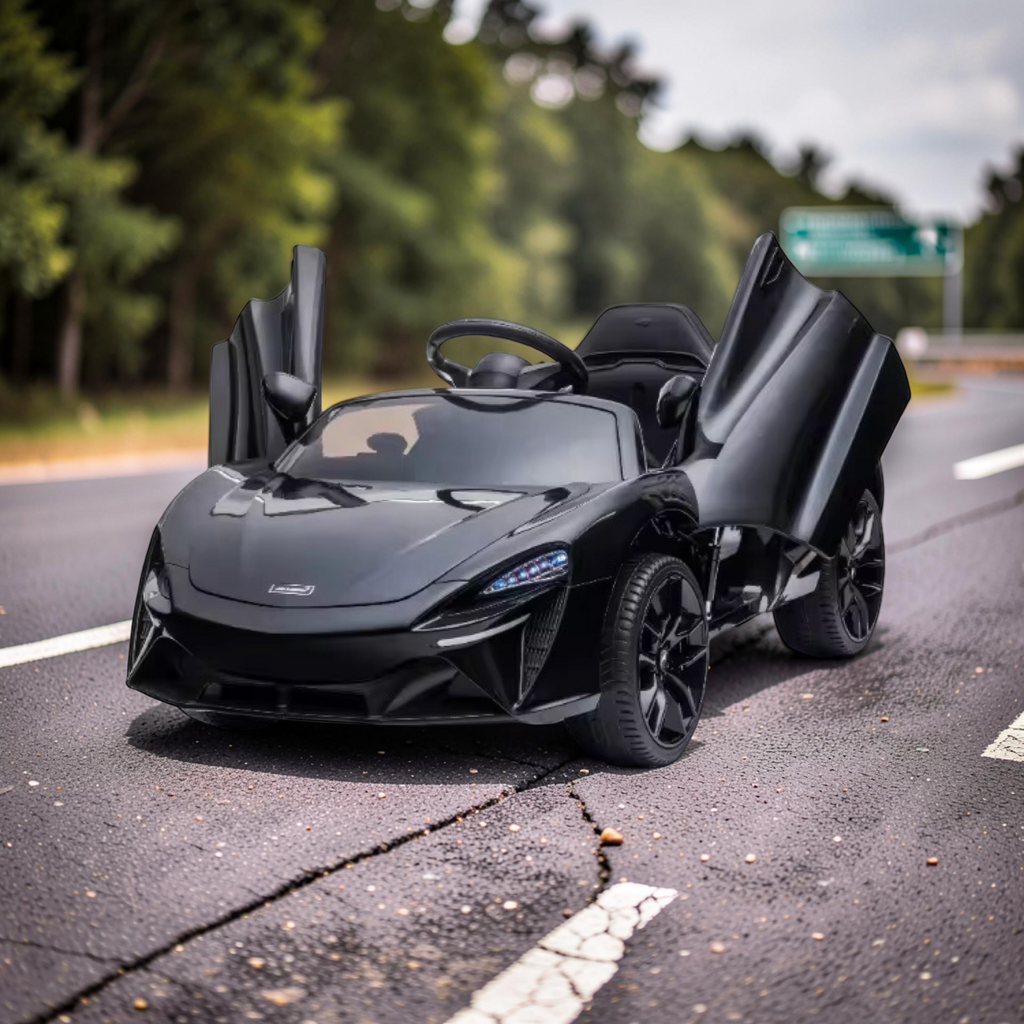 2026 Large McLaren Kids Ride-On Car – 45W Dual Motor, Butterfly Doors, LED Lights, Bluetooth & Remote Control