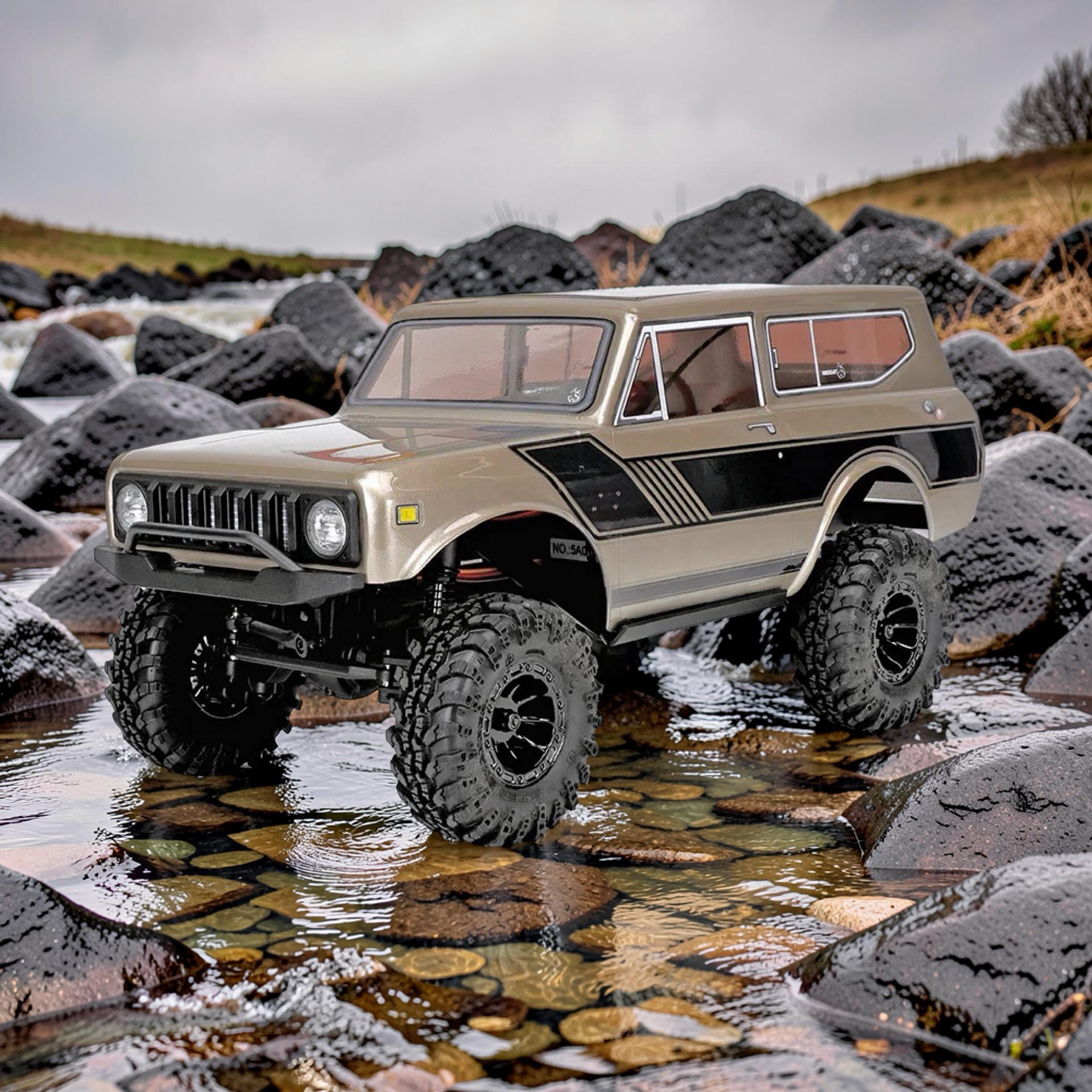 1/18 Scale Brushless Electric Rock Crawler RTR with 2.4GHz Radio, Battery & Charger Included