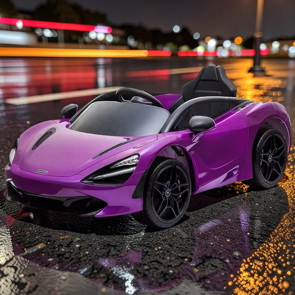 2026 XL McLaren Kids Ride-On Car – 90W Dual Motor, Leather Seat, Butterfly Doors, LED Lights, Bluetooth & Remote Control