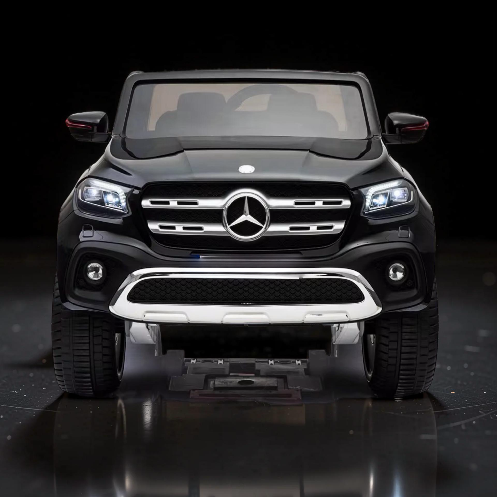 2026 XXL Mercedes-Benz Kids Truck Ride-On – 2 Motors, 2-Seater, Remote Control, LED Lights, Bluetooth