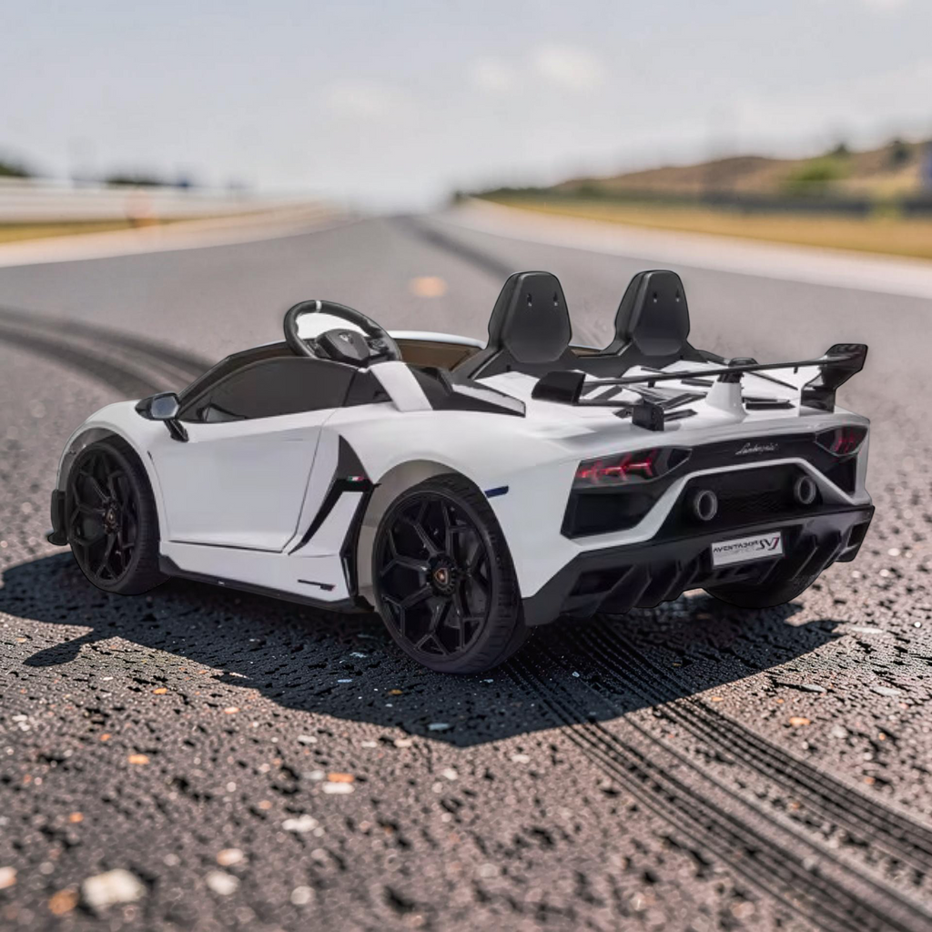 2026 XXL Lamborghini Aventador Kids Ride-On Car – 2 Motors, 2-Seater, Drift Mode, Hydraulic Doors, Remote Control (Ages 3–10)