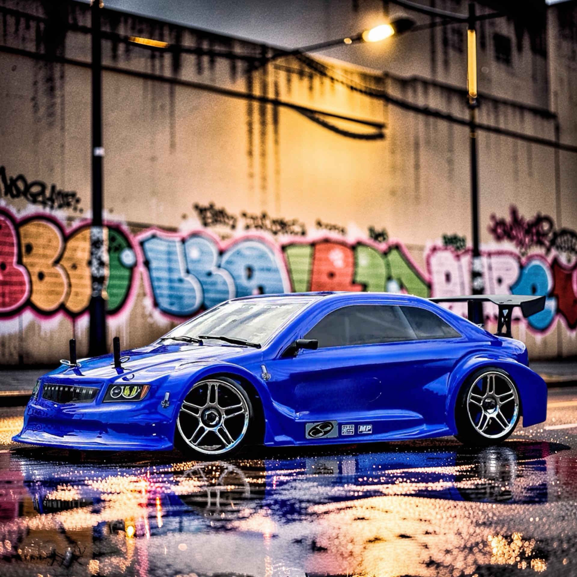 1/10 Scale Brushed Electric Drift Car RTR with 2.4GHz Radio, Battery & Charger Included