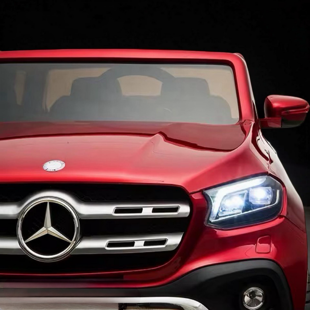 2026 XXL Mercedes-Benz Kids Truck Ride-On – 2 Motors, 2-Seater, Remote Control, LED Lights, Bluetooth