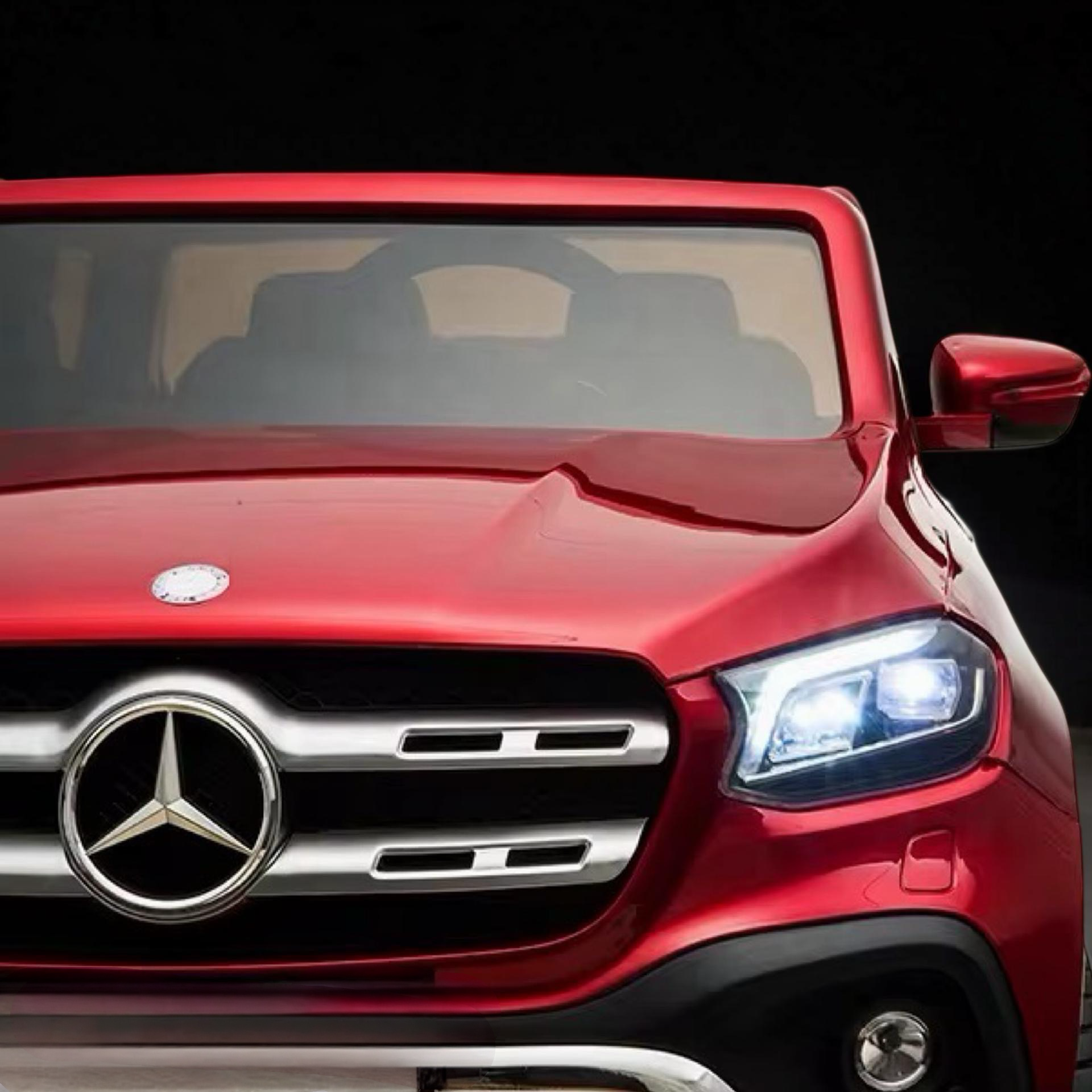 2026 XXL Mercedes-Benz Kids Truck Ride-On – 2 Motors, 2-Seater, Remote Control, LED Lights, Bluetooth