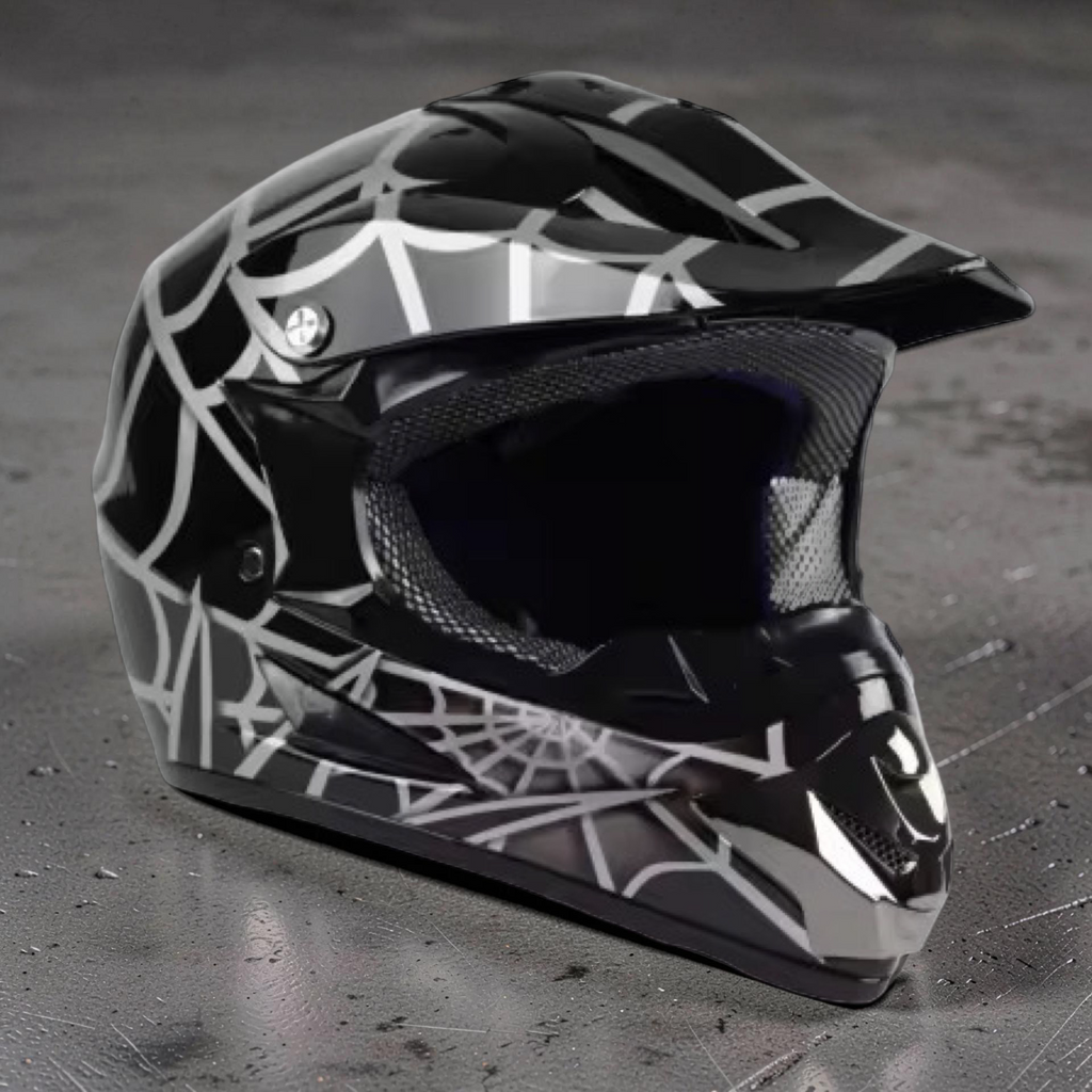 Pro Youth Motocross Helmet with Visor – DOT Approved Lightweight Dirt Bike Helmet with Ultra-Soft Padding