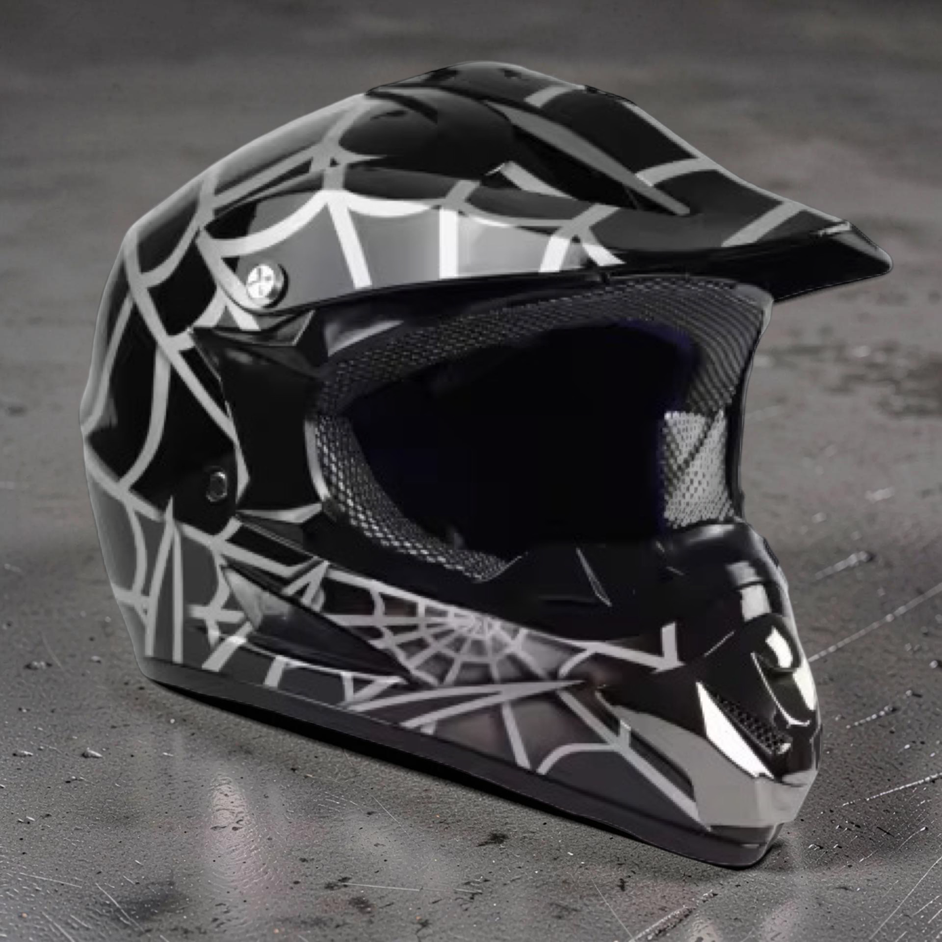 Pro Youth Motocross Helmet with Visor – DOT Approved Lightweight Dirt Bike Helmet with Ultra-Soft Padding