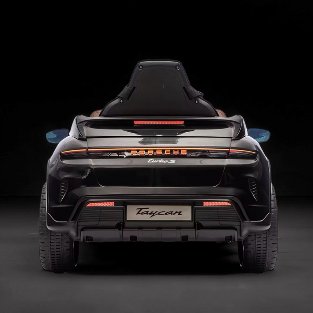 2026 Porsche Kids Ride-On Car – Large (Ages 1–6), 50W Dual Motors, Leather Seat, LED Lights, Bluetooth Speakers & Parental Remote Control